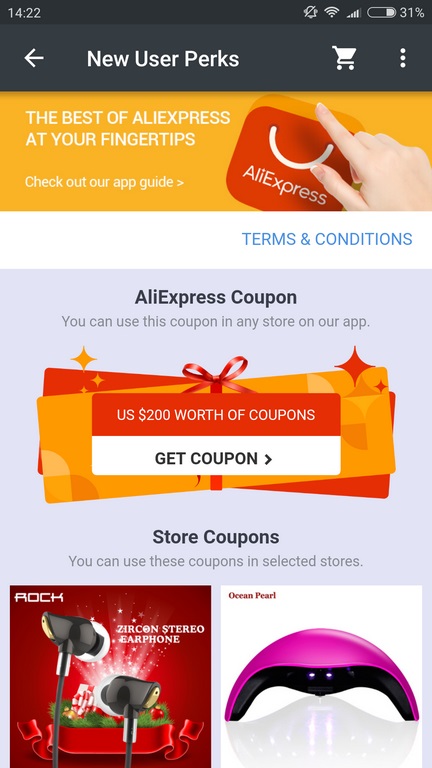 Aplikacja Aliexpress App - Aliexpress na komórki
