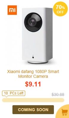 Kamera internetowa Xiaomi dafang 1080p w promocji na Gearbest