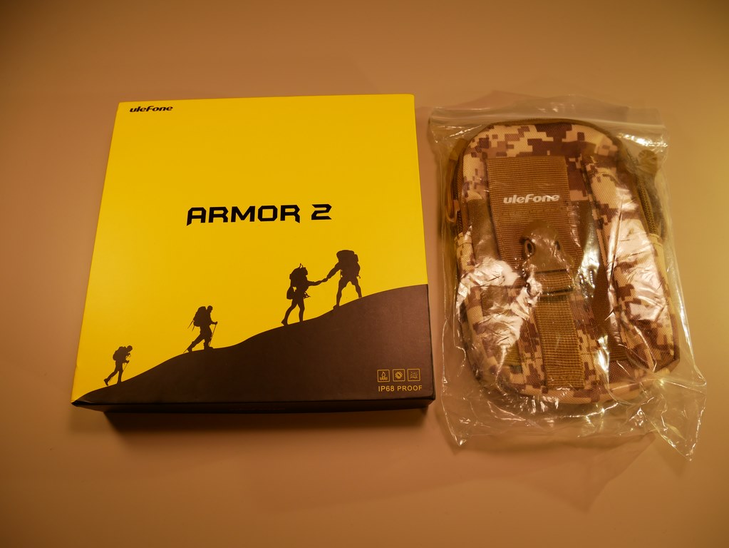 Recenzja Ulefone Armor 2 - pancernego smartfona z Chin - zawartość paczki z Gearbest