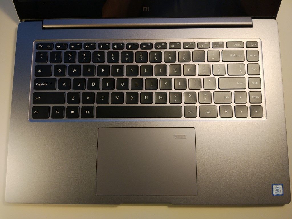 Xiaomi Mi Notebook Pro - recenzja chińskiego MacBooka - klawiatura