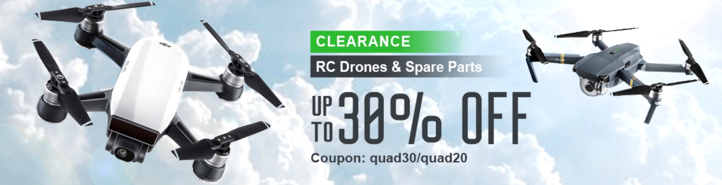 mid-year sale banggood - promocja dronów