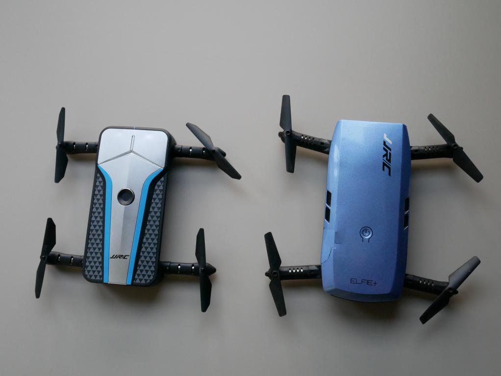 porównanie rozmiarów drona z JJRC H47 Elfie + - recenzja JJRC H62 Splendor
