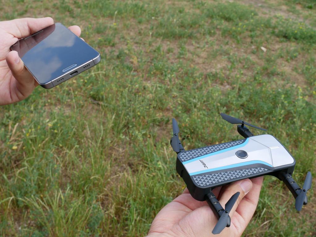 sterowanie dronem telefonem - recenzja JJRC H62 Splendor