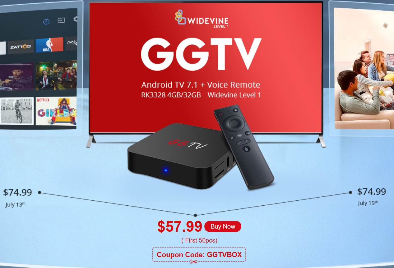 Zamień swój telewizor w Smart TV z TV Boxem! - promocja geekbuying.com - GGTV