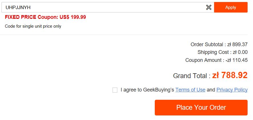 Xiaomi Play za jedyne 788 zł - zamówienie na geekbuying.com z kodem rabatowym