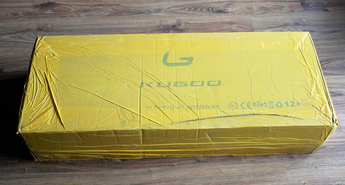 Recenzja Kugoo S1 - chińskiej hulajnogi elektrycznej - paczka z geekbuying