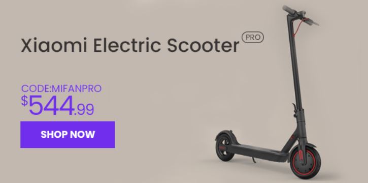 Festiwal fanów Mi - Xiaomi Electric Scooter Pro na Banggood
