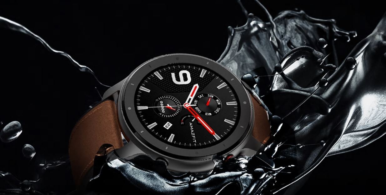 Smart Watch Amazfit GTR z Gearbest - wodoodporność