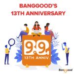 13. urodziny Banggood - logo