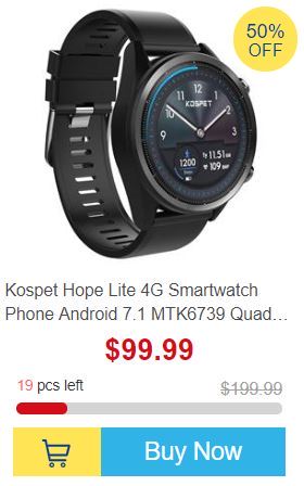 Pre Black Friday z PayPal - Kospet Home Lite smartwatch