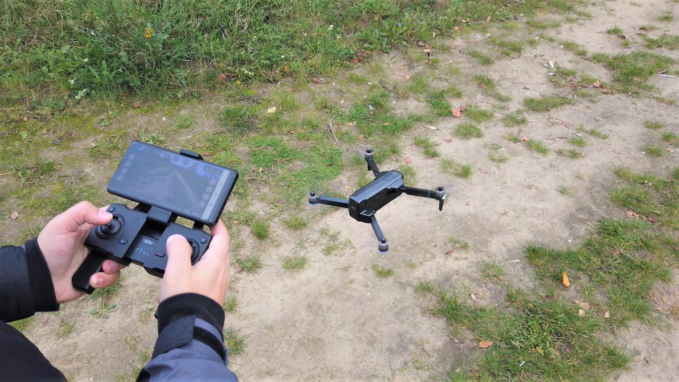 Recenzja drona SJRC F11 PRO - sterowanie dronem