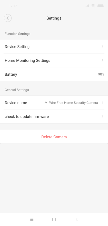 Xiaomi Mijia CMSXJ11A - recenzja bezprzewodowej kamery IP - ustawienia aplikacji