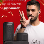 Wyprzedaż głośników i słuchawek Bluetooth na Geekbuying - Luis Suarez promuje Tronsmart