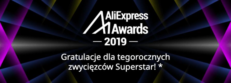 Aliexpress Awards - promocja - zwycięzcy - gratulacje dla najlepszych marek