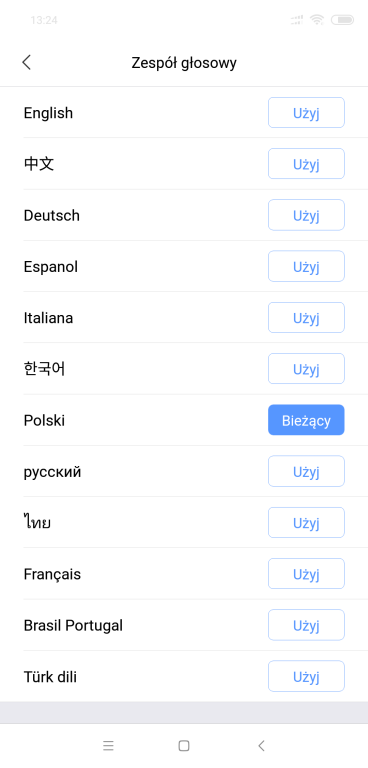 Xiaomi Mi Robot P (STYTJ02YM) - recenzja odkurzająco-mopującego robota od Xiaomi - ustawienie języka polskiego