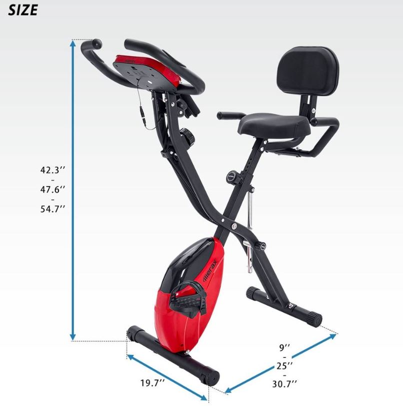 Zadbaj o formę i stwórz domową siłownię - rower stacjonarny Merax X-Bike - wymiary