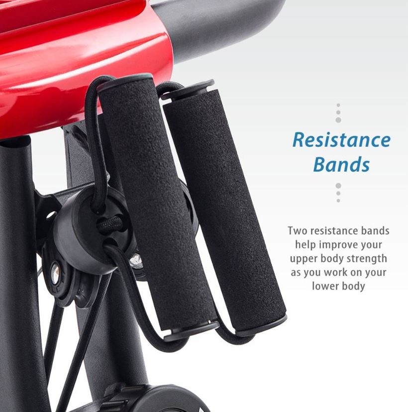 Zadbaj o formę i stwórz domową siłownię - rower stacjonarny Merax X-Bike - ćwiczenie rąk