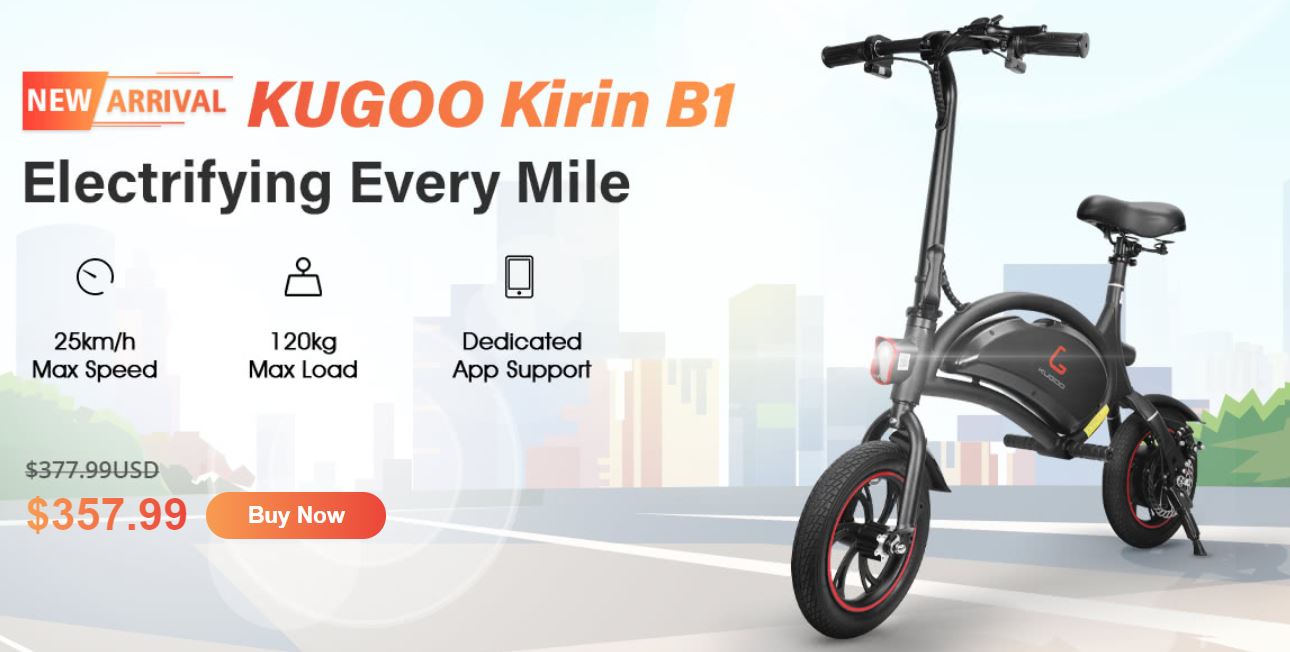 Premiera Kugoo Kirin B1 - nowego rowera w pełni elektrycznego