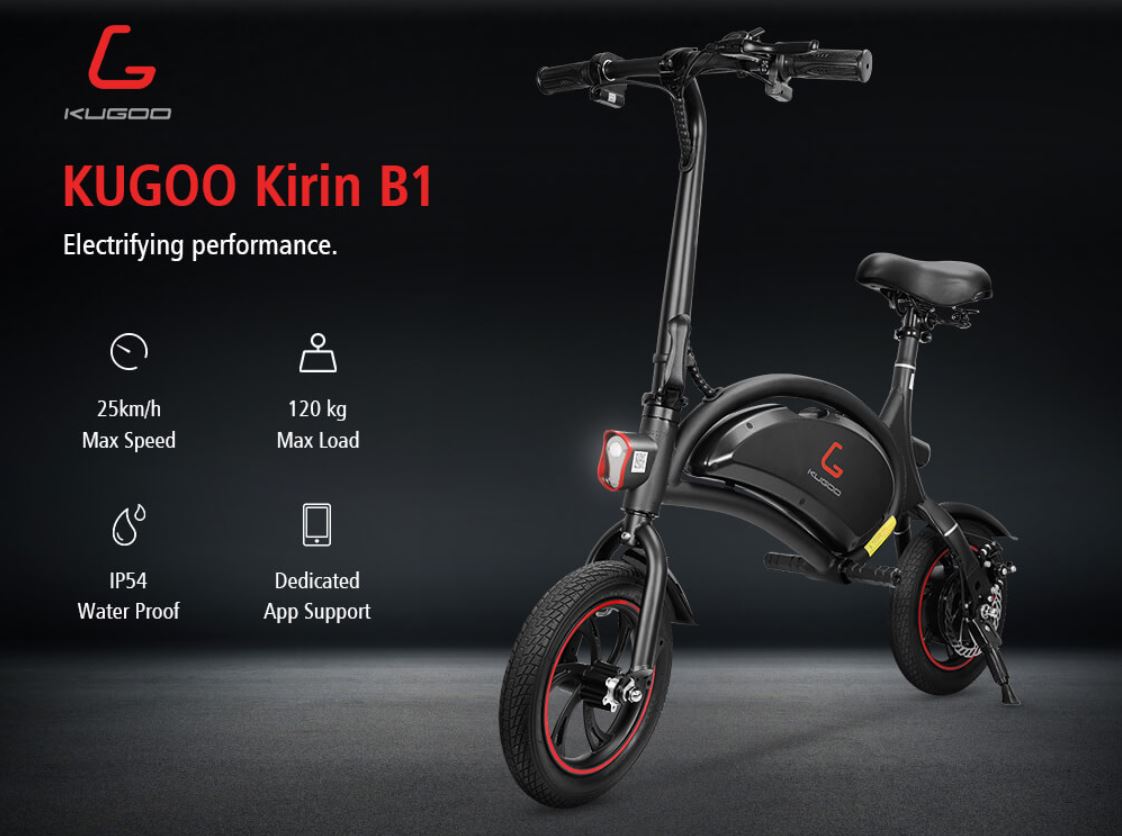 Premiera Kugoo Kirin B1 - nowego rowera w pełni elektrycznego! - parametry rowera