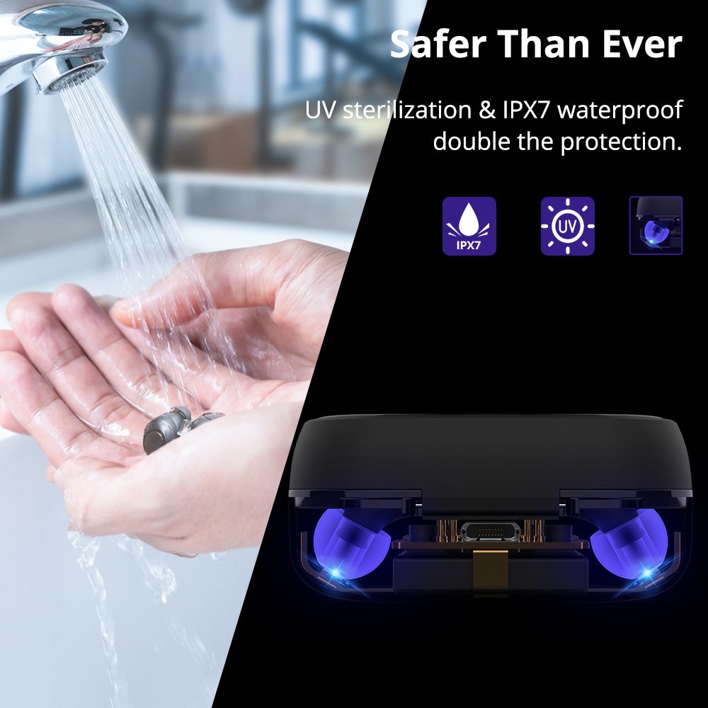 Tronsmart Onyx Free - premiera słuchawek Bluetooth w rewelacyjnej cenie - mycie i sterylizacja UV słuchawek