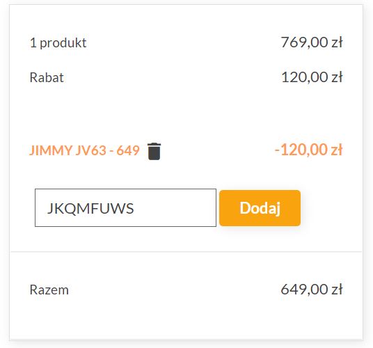 Jimmy JV65 - odkurzacz pionowy - kod rabatowy