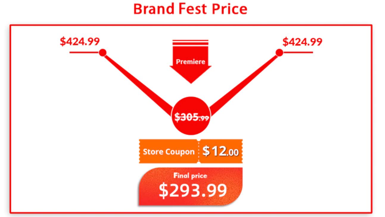 Aliexpress Brand Fest - promocja marki Dreame - promocyjna cena odkurzacze Dreame V11