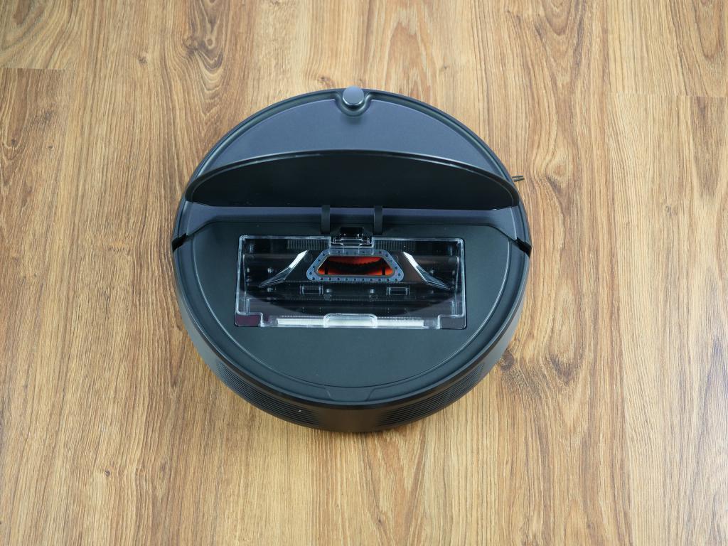 Roborock E4 - recenzja robota sprzątającego w świetnej cenie - pojemnik pod klapką