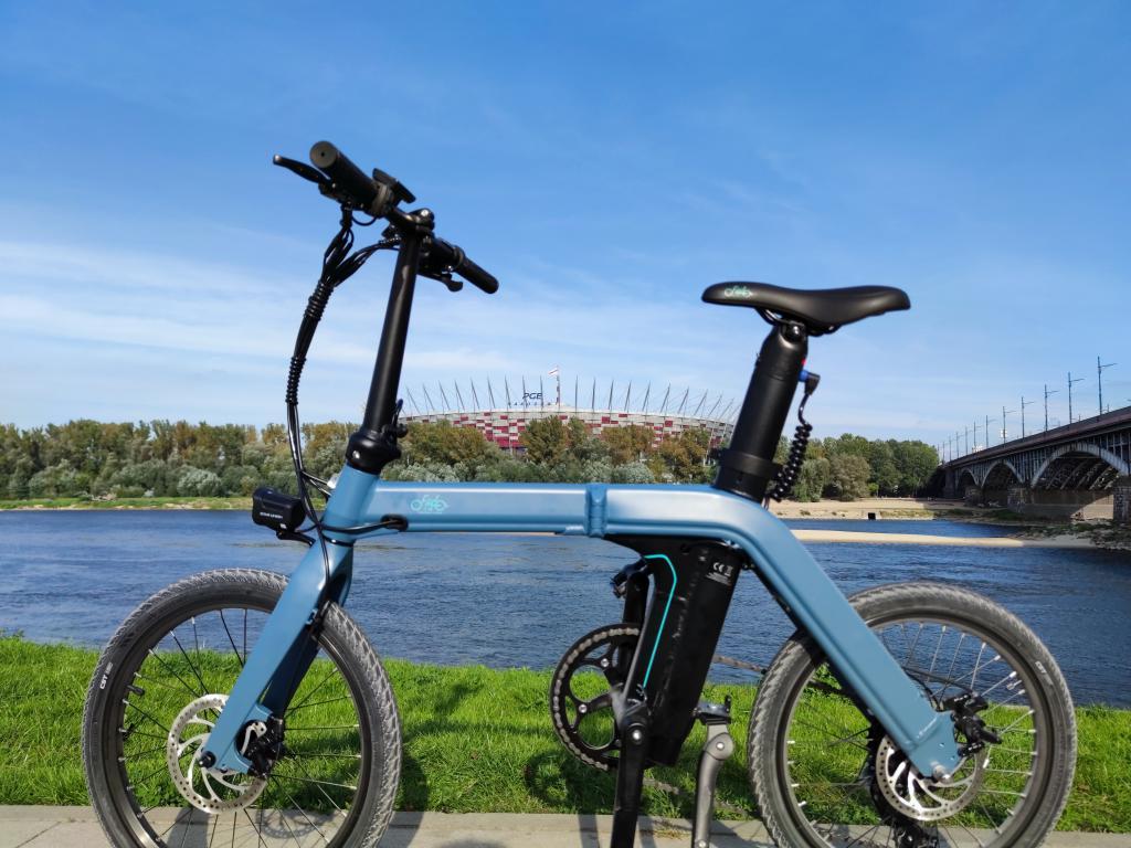 Fiido D11 - recenzja roweru elektrycznego o ogromnym zasięgu - rower nad Wisłą