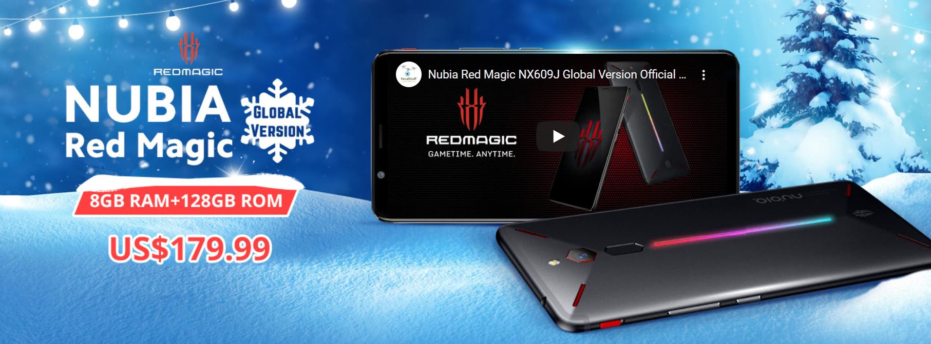 Smartfon Nubia Red Magic - wersja globalna