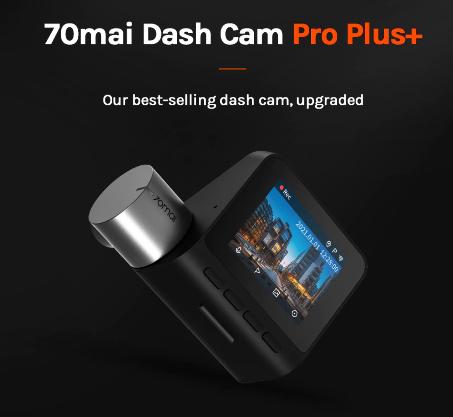 Kamery samochodowe z Aliexpress - najlepsze okazje - 70mai Dash Cam Pro Plus+