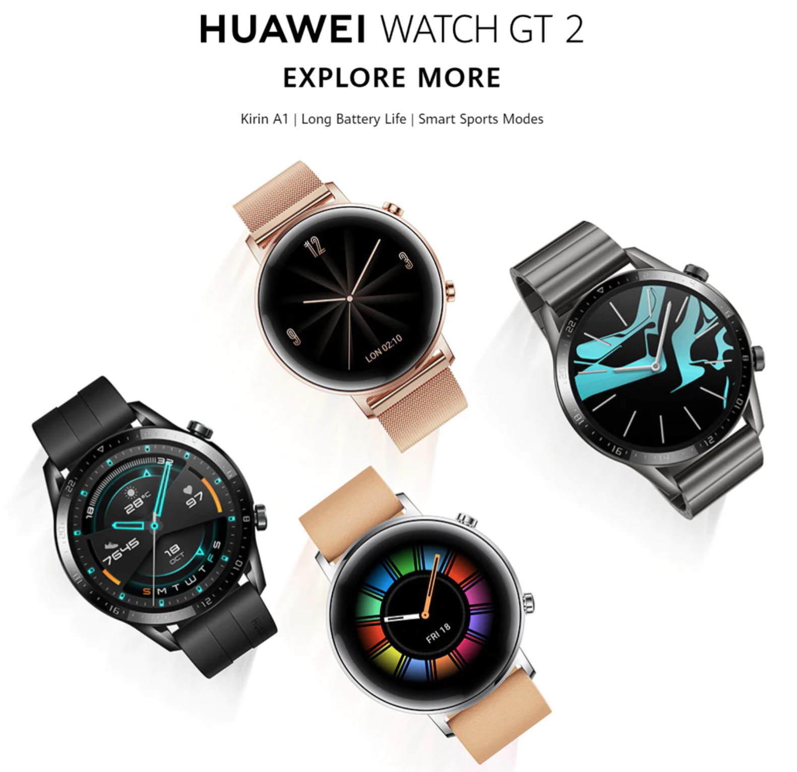 Smartwatche z Aliexpress - bogata oferta w rewelacyjnie niskich cenach - Huawei Watch GT 2
