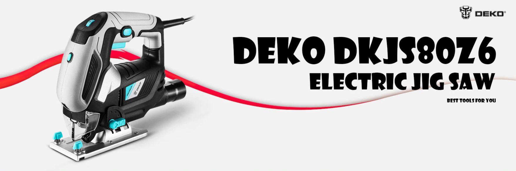 Najlepsze narzędzia z Aliexpress - promocja produktów marki DEKO - wyrzynarka DEKO DKJS80Z6