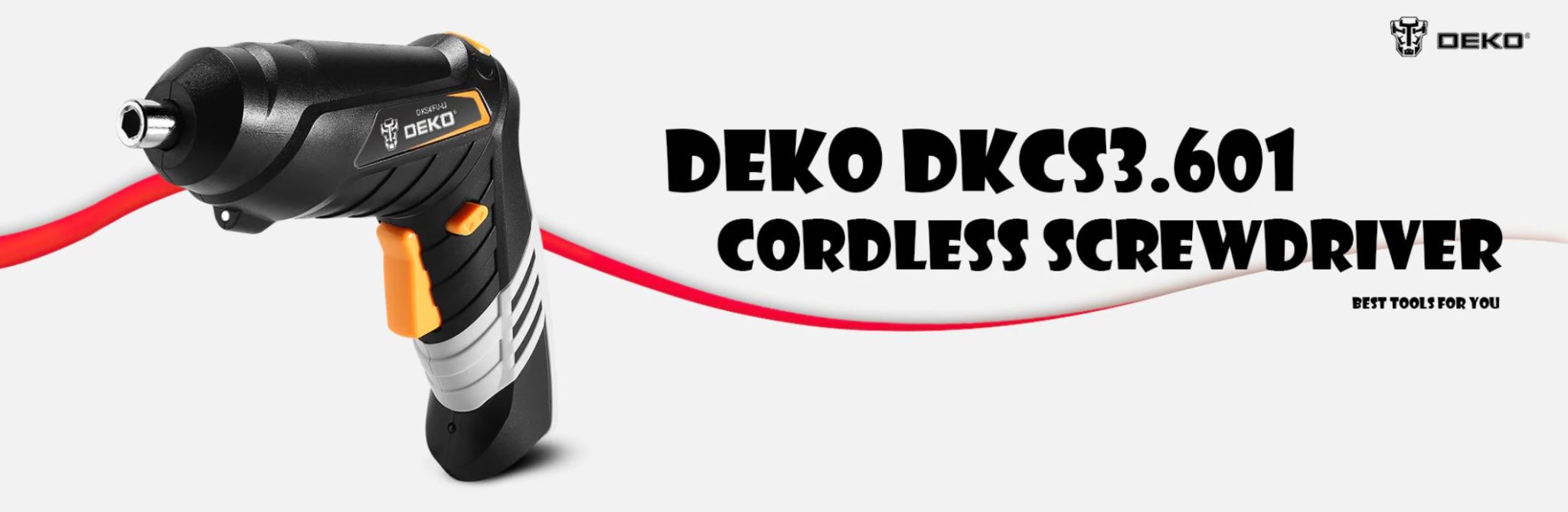 Najlepsze narzędzia z Aliexpress - promocja produktów marki DEKO - wkrętarka DEKO DKCS3.601