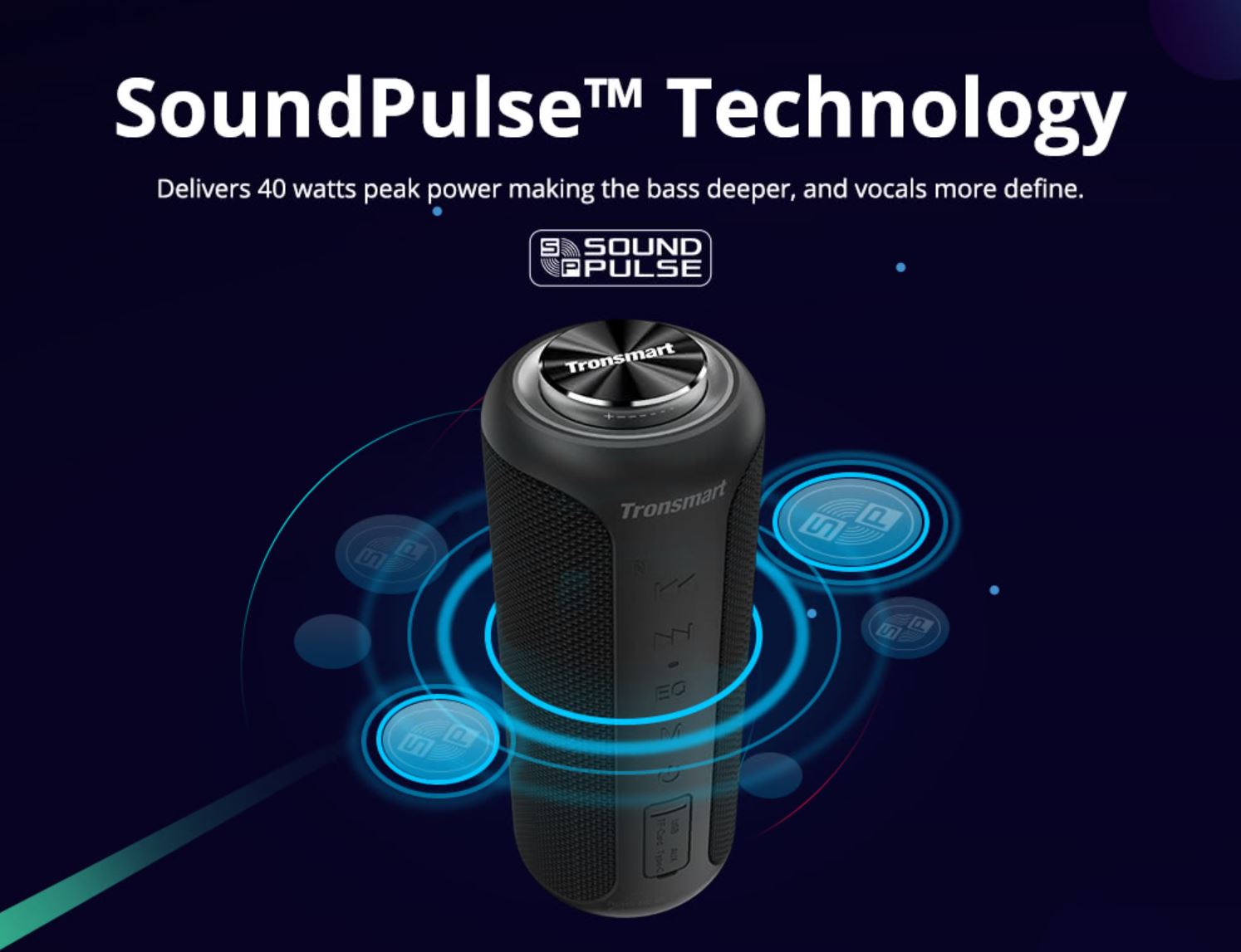 8. urodziny Tronsmart - głośnik Bluetooth Tronsmart T6 Plus - SoundPulse
