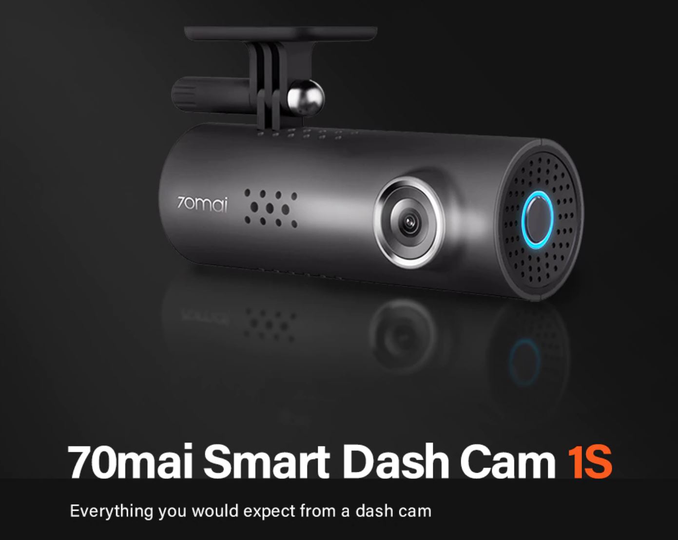 Dzień Ojca z Aliexpress - pomysły na prezent dla faceta - kamera samochodowa 70mai Smart Dash Cam 1S