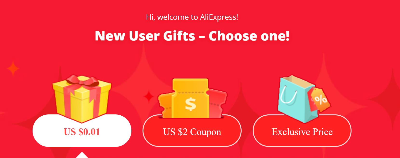 Promocja dla nowych użytkowników Aliexpress