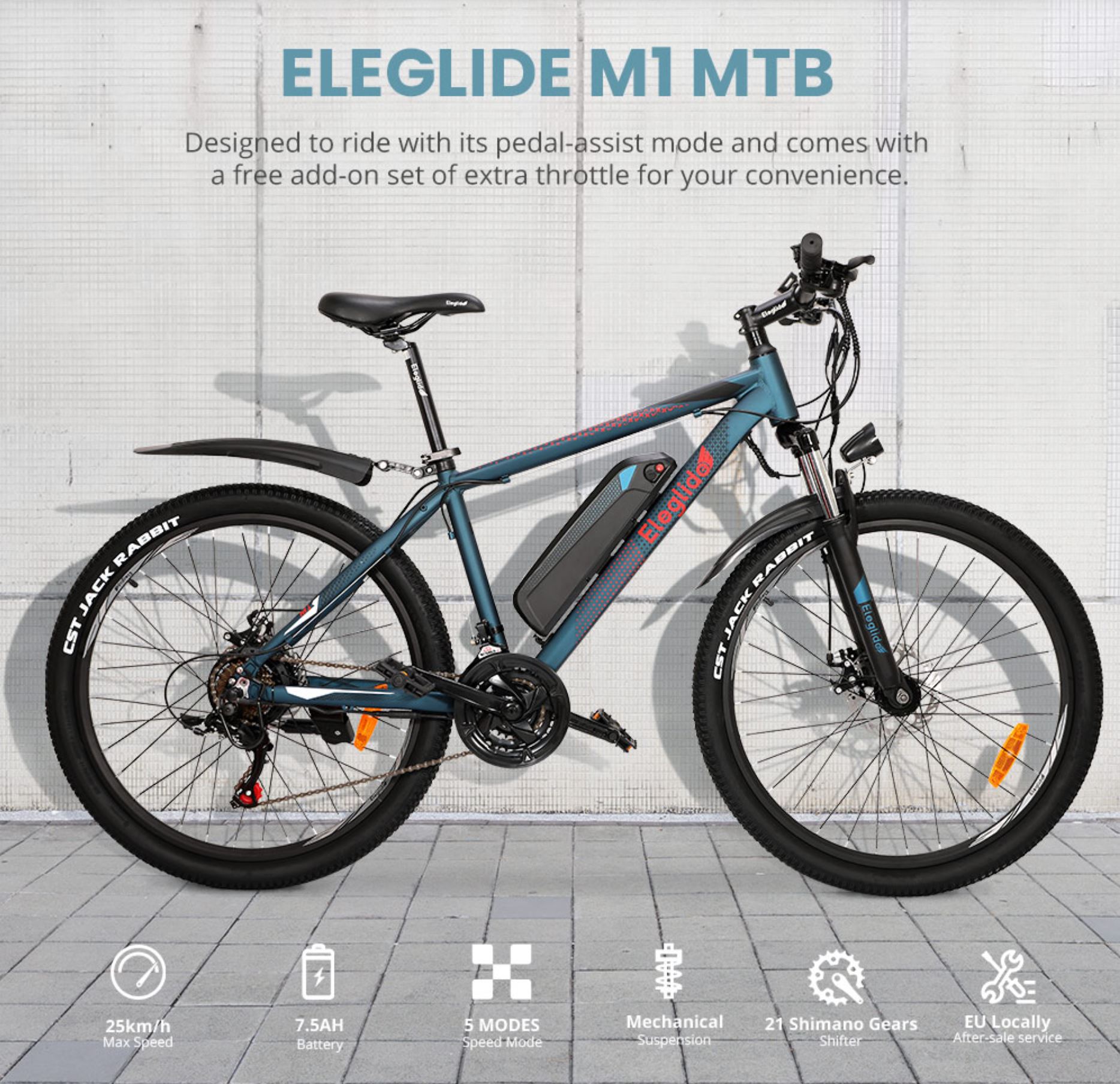 rower elektryczny górski - Eleglide M1 MTB