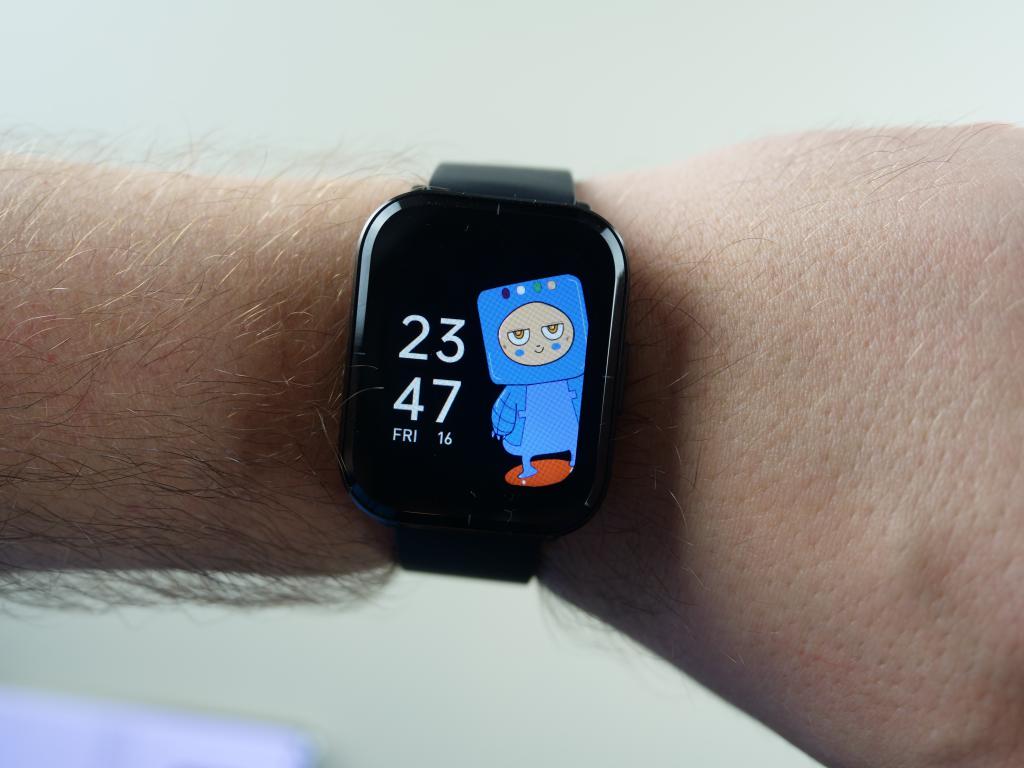Mibro Color - recenzja smartwatcha w super cenie - śmieszny ekran