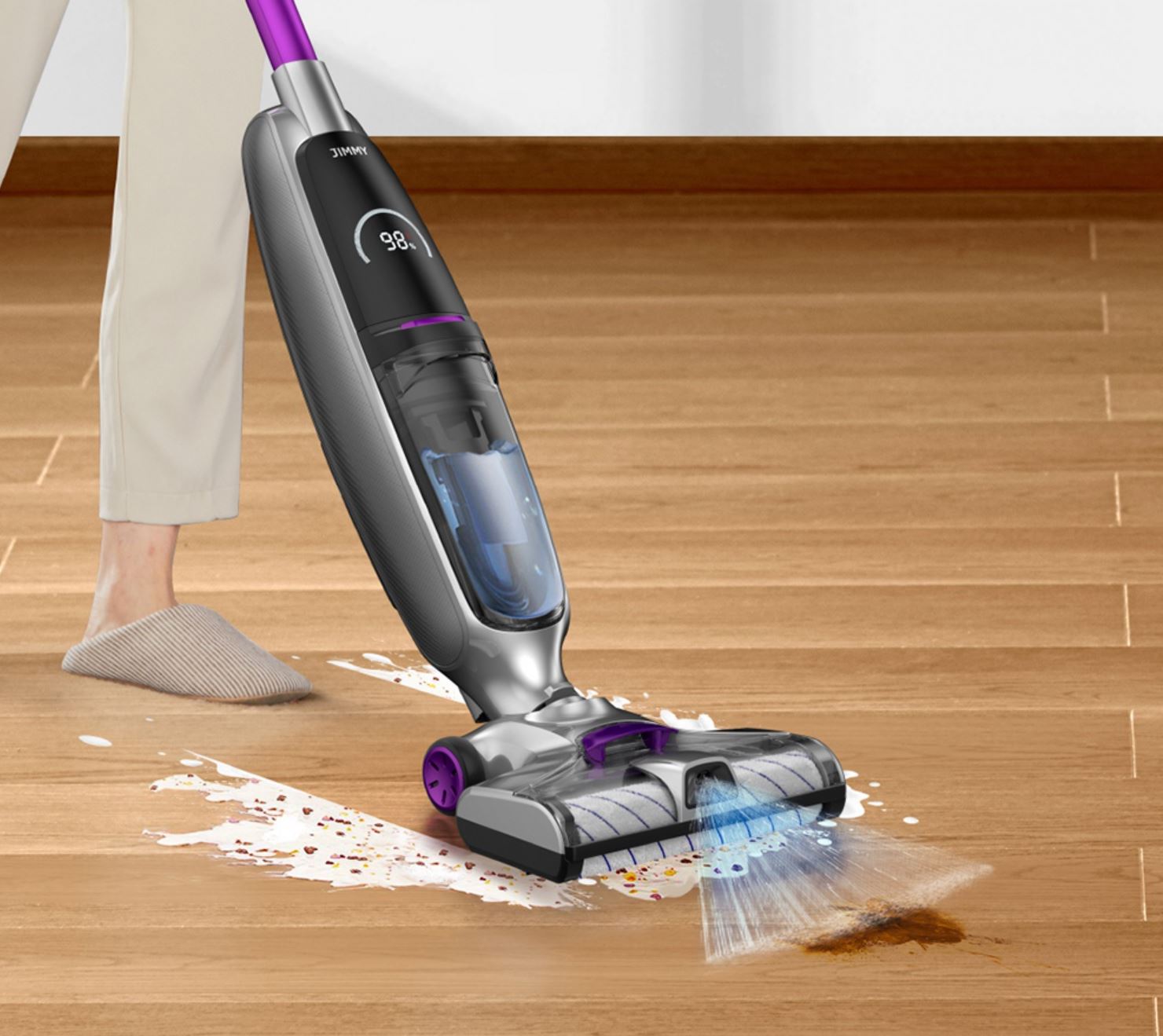 JIMMY PowerWash HW8 PRO - odkurzacz myjący podłogi na mokro