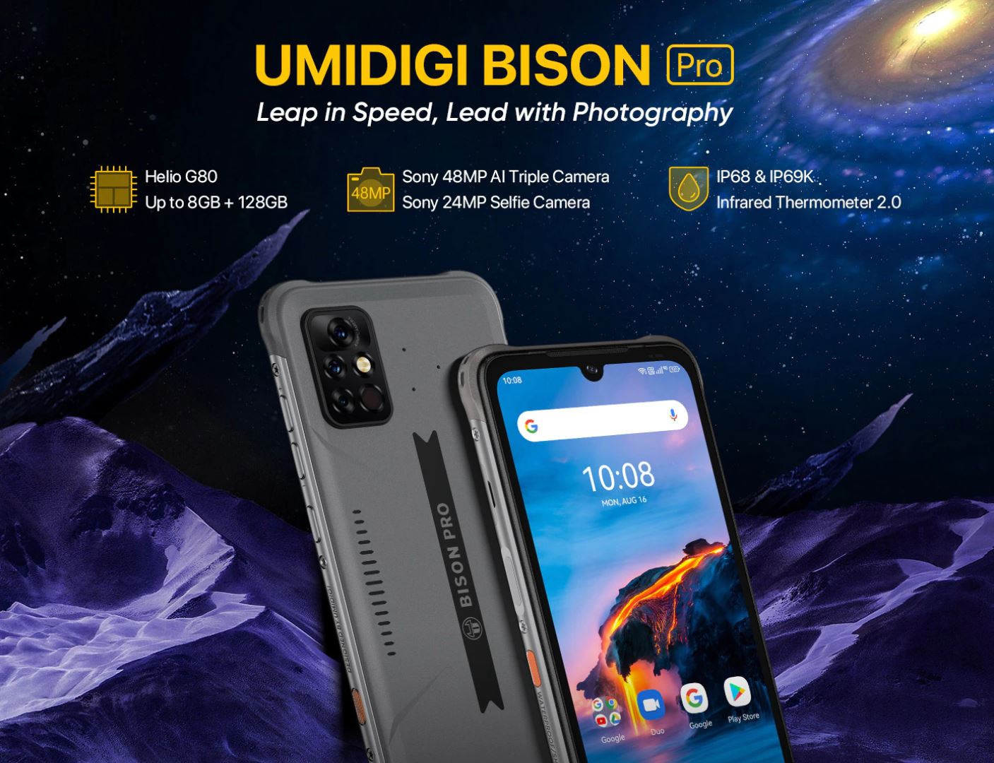 nowe produkty Aliexpress - Umidigi Bison Pro - nowy smartfon rugged
