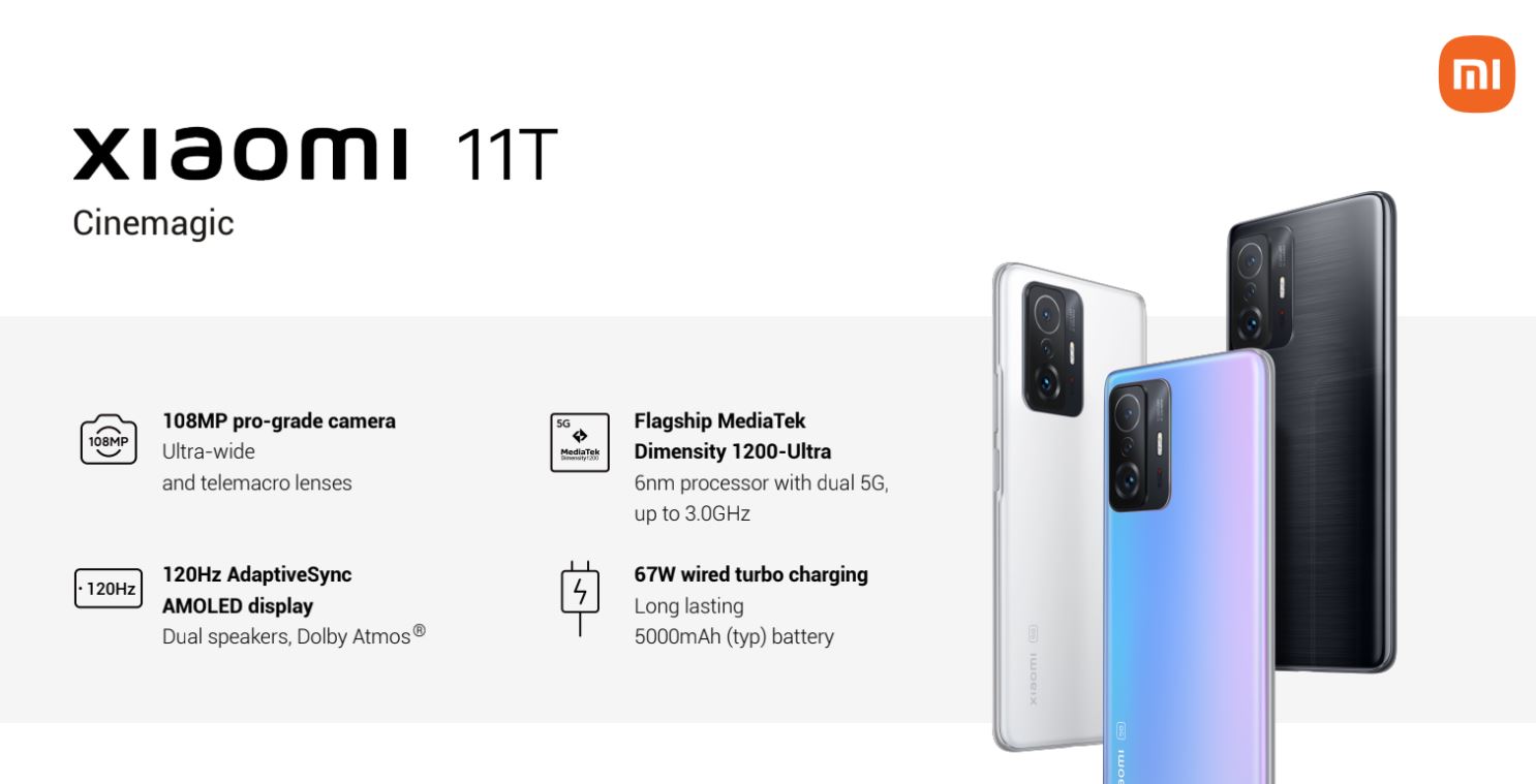 Xiaomi 11T - parametry