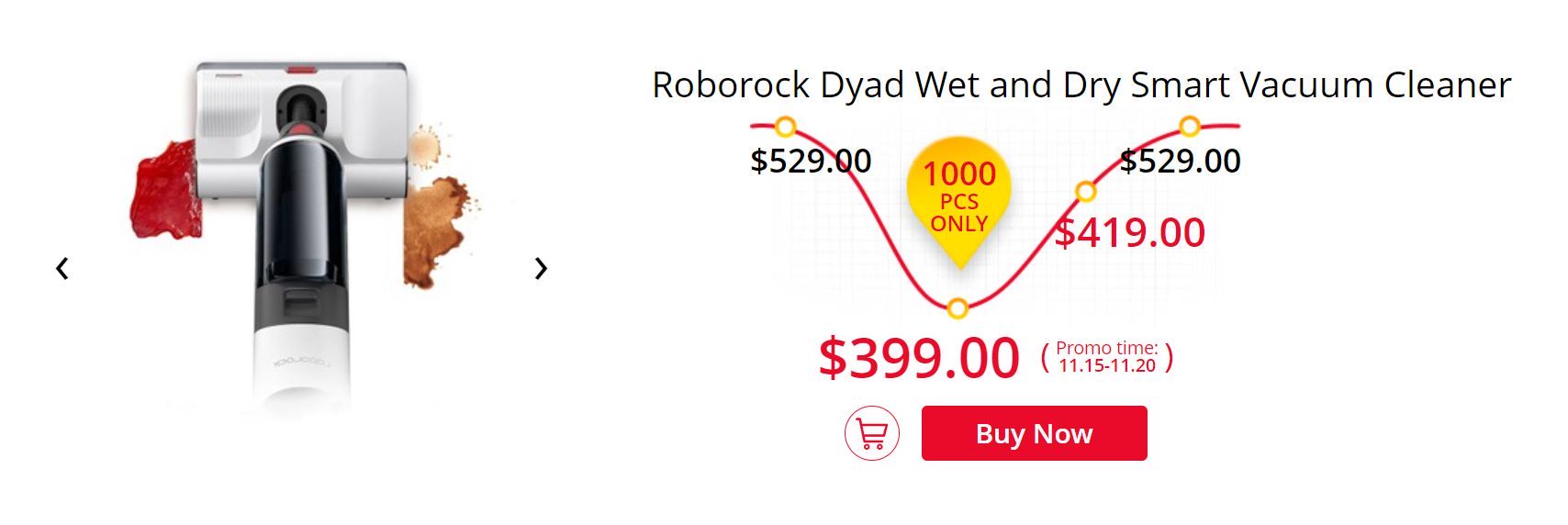 Roborock Dyad - promocja odkurzacza mopującego