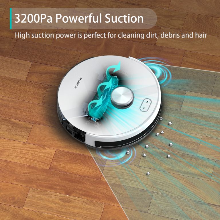 SmartAI S7 MAX Vacuum Cleaner - siła ssąca