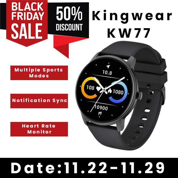 Smartwatch Kingwear KW77 - promocja Black Friday