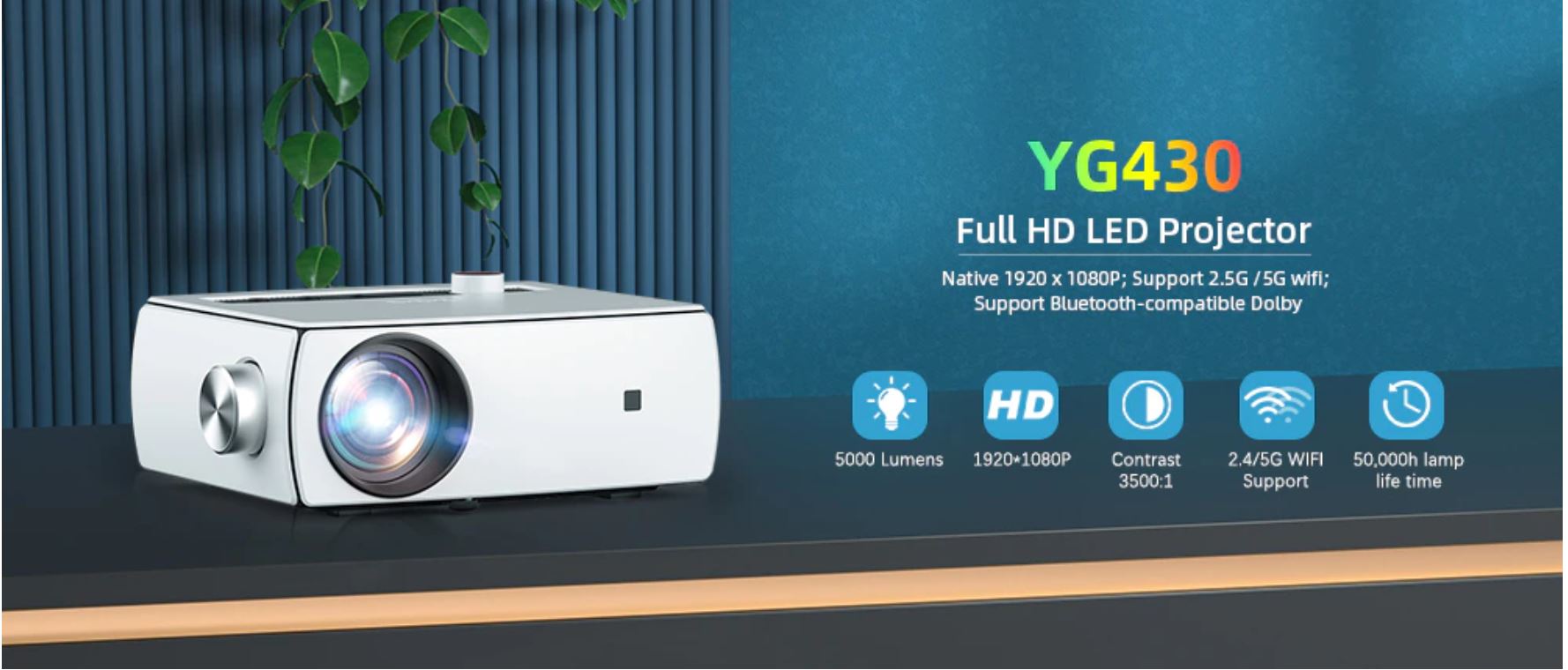 projektor YG430 z Aliexpress