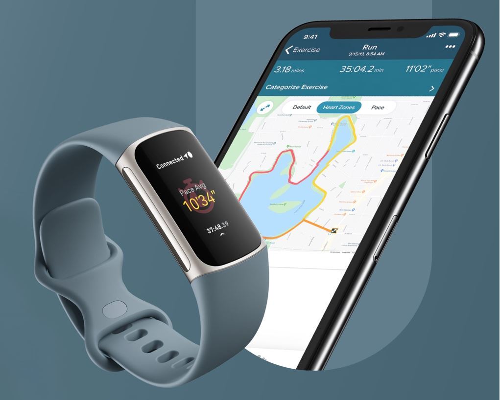 Smartband czy smartwatch - Fitbit Charge 5 - wbudowany GPS