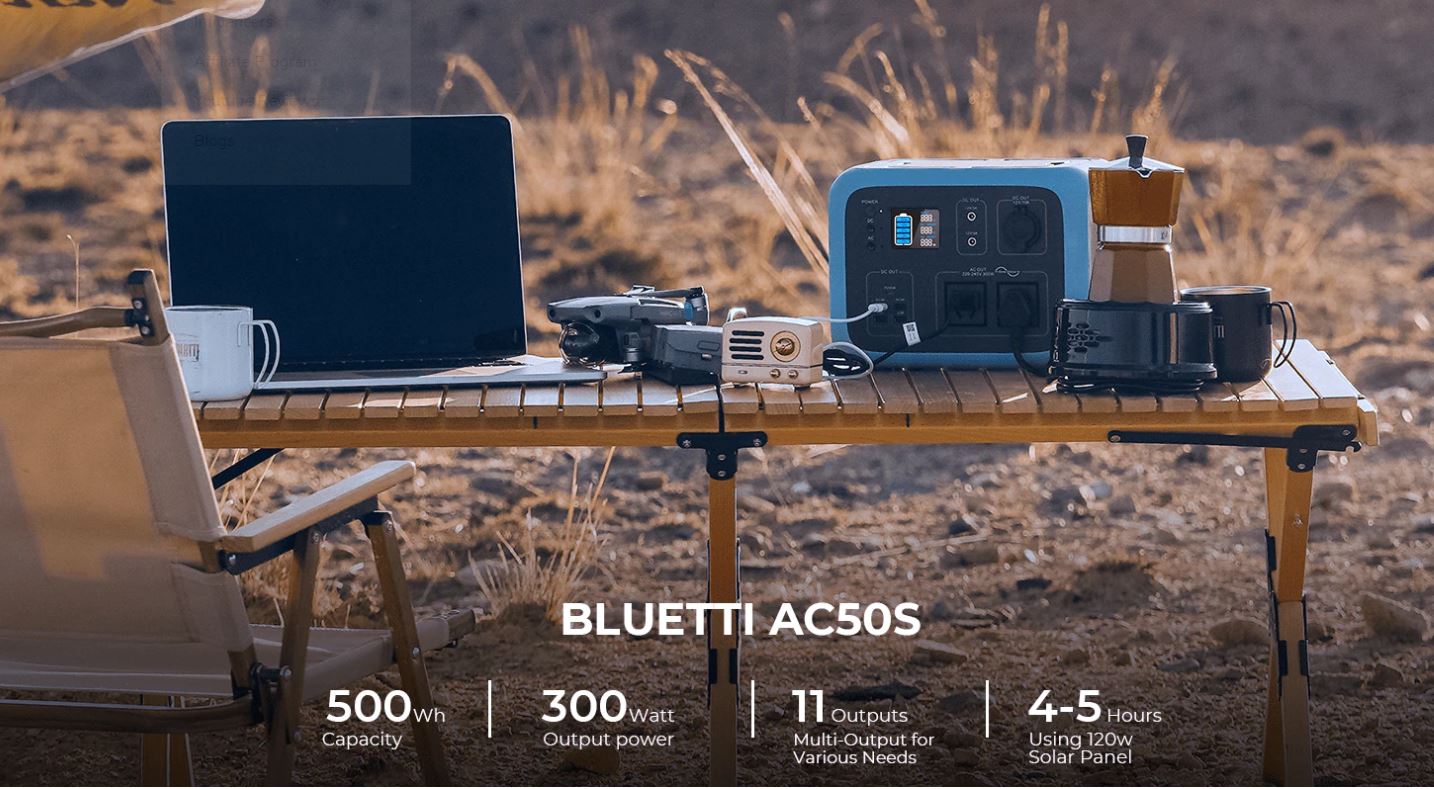 przenośne stacje zasilania PowerOak Bluetti AC50S
