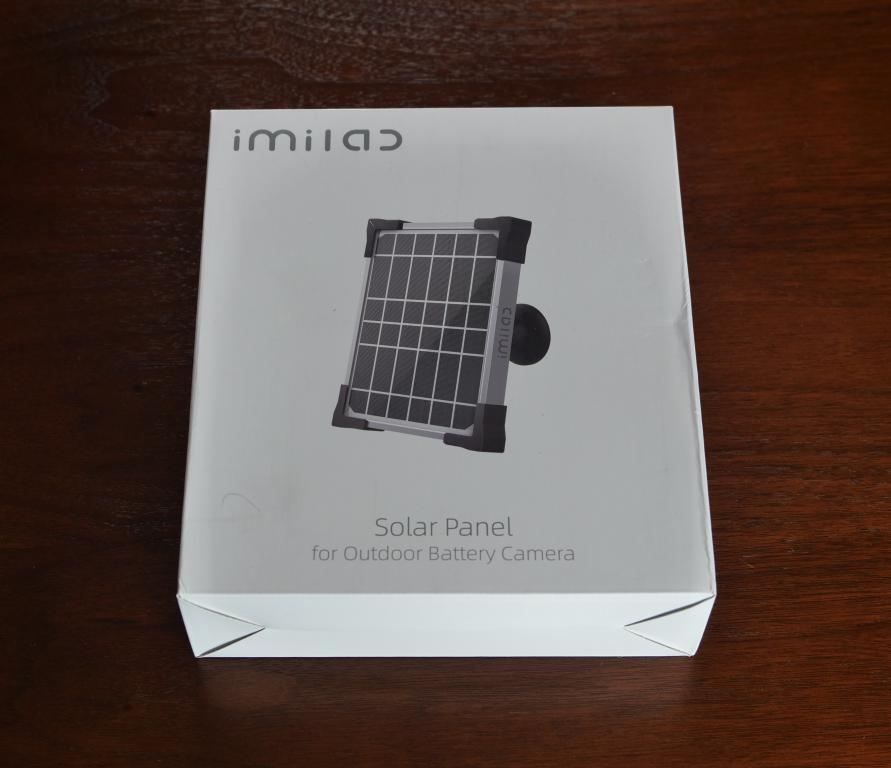 IMILAB EC4 - recenzja zewnętrznej bezprzewodowej kamery do monitoringu domu - solar panel