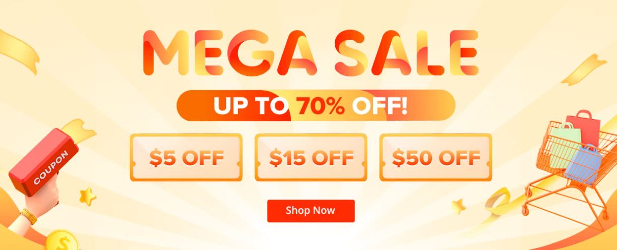 Mega Sale w Geekbuying - rabaty do 60%