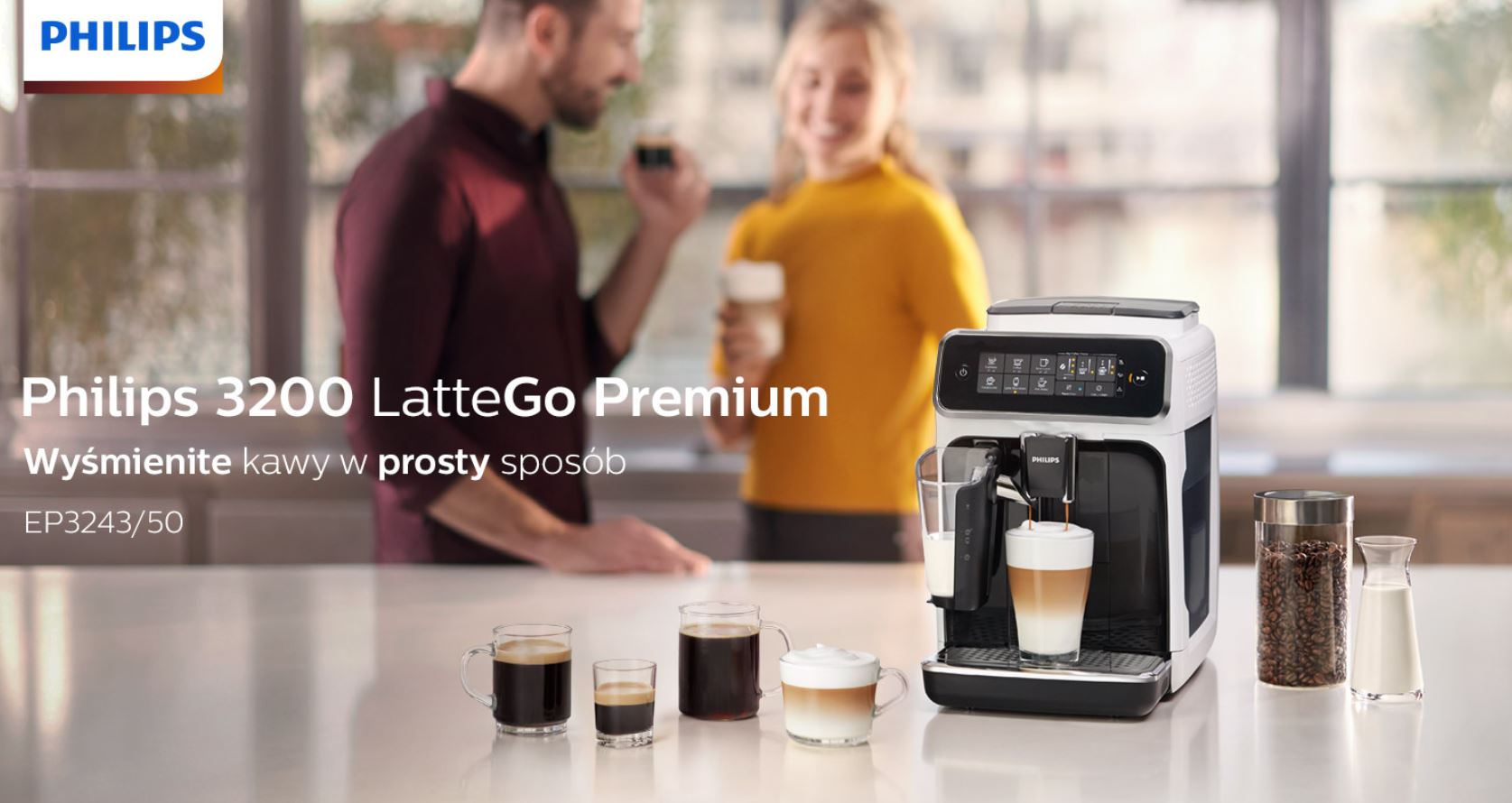 Jaki ekspres ciśnieniowy wybrać - Najlepsze modele za 1000 zł, 2000 zł i 3000 zł - Philips LatteGo Premium